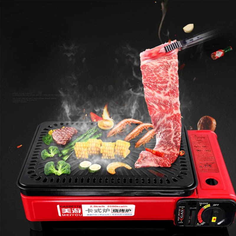Outdoor Portable Gas Barbecue  - Korean Bbq Grill recension och pris