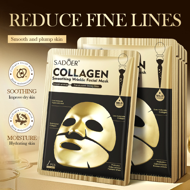 SADOER Golden Collagen Facial  - Sheet Mask Collagen recension och pris