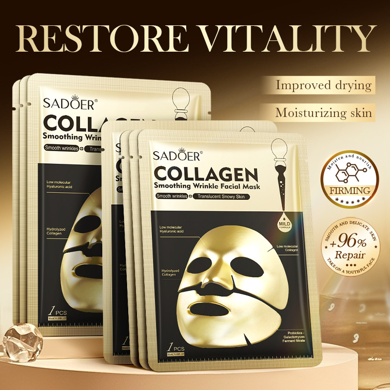 SADOER Golden Collagen Facial  - Sheet Mask Collagen recension och pris