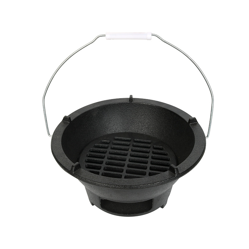 Portable Cast Iron Hibachi Gri - Korean Bbq Grill recension och pris