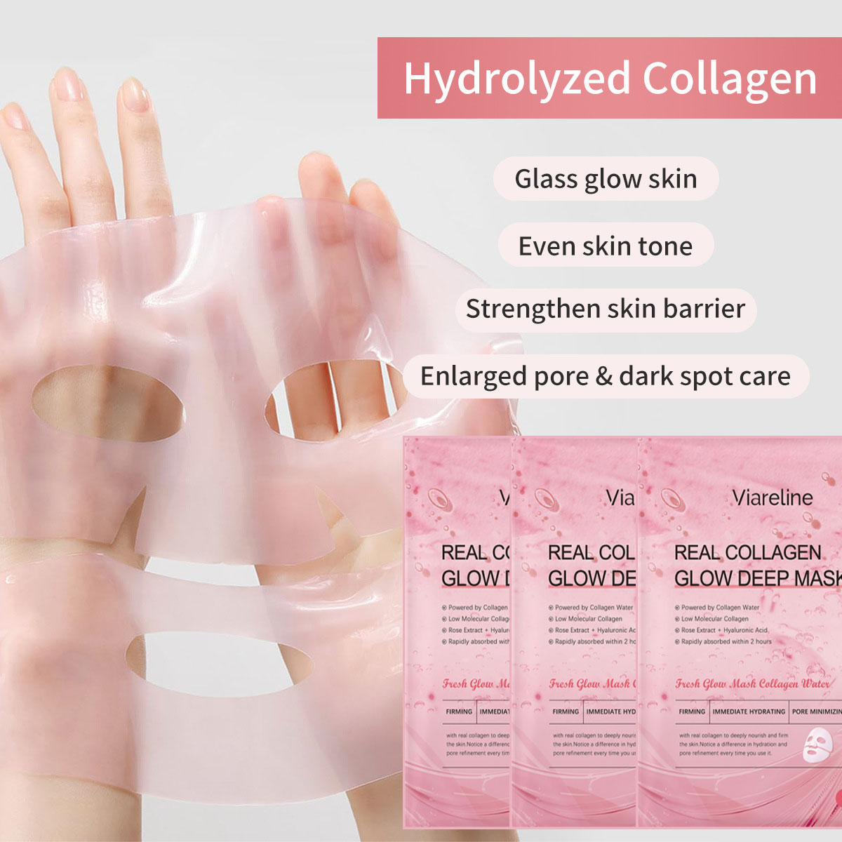 Overnight Collagen Mask Salmon - Sheet Mask Collagen recension och pris